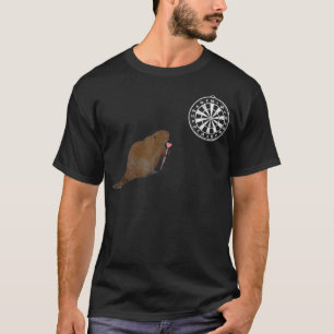 Camiseta Dartboard Beavers Darts Nutria Bullseye Dart