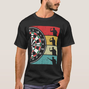 Camiseta Dartboard Darts Player Retro Sport Dart Lover Homb