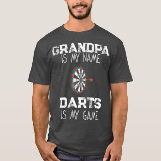 Camiseta Dartboard Shirt Dart Throwing Grandpa