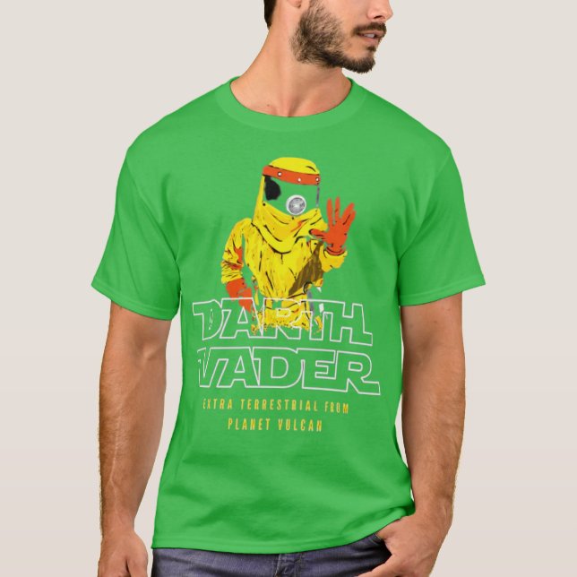 Camiseta Darth Vader Planet Vulcan Parody (Anverso)