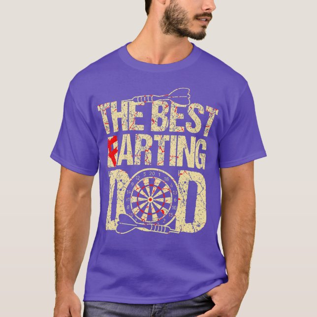 Camiseta Darting and Farting Daddy Funny Farts Dart Dad (Anverso)