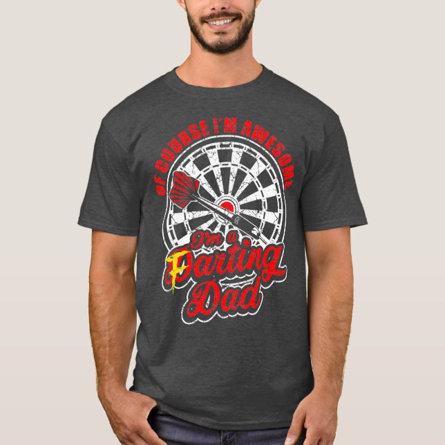 Camiseta Darting and Farting Daddy Funny Farts Dart Dad (Anverso)