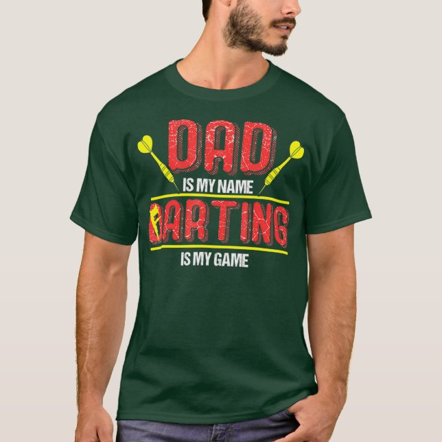 Camiseta Darting and Farting Daddy Funny Farts Dart Dad (Anverso)