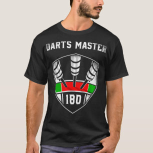 Camiseta Darts 180 Emblem o Ton 80 Darts Master Darts