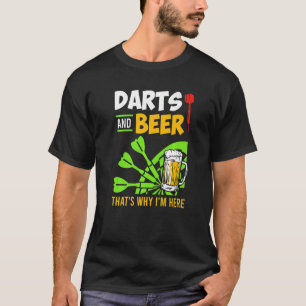 Camiseta Darts an Beer por eso estoy aquí Darts Player dar