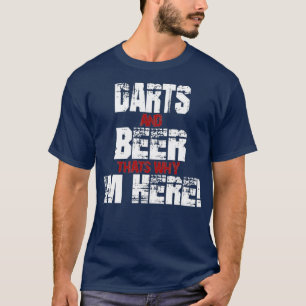Camiseta Darts and Beer Funny Darts Player Gift