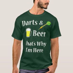 Camiseta Darts Beer Funny para Dart Player