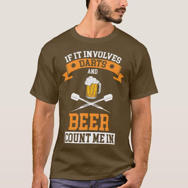 Camiseta Darts Beer Gift (Anverso)