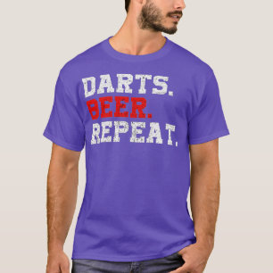 Camiseta Darts Beer Repetir Dart-Player Graciosa Bebida