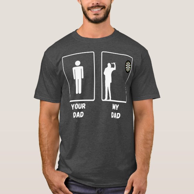 Camiseta Darts Board Games Soft Tip Dart Player Dad (Anverso)