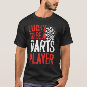 Camiseta Darts Board Vintage Lucky Para Ser Un Jugador De D