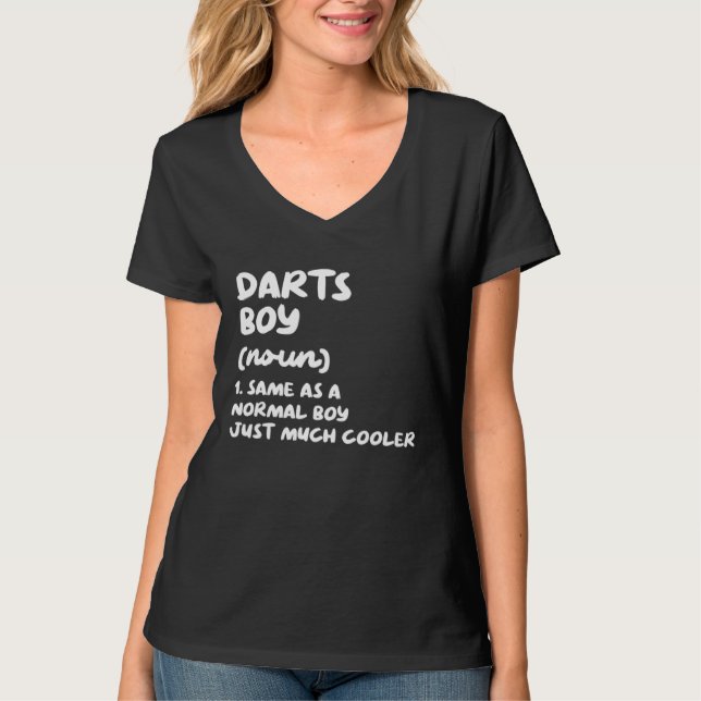 Camiseta Darts Boy Definition Funny (Anverso)
