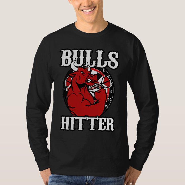 Camiseta Darts Bull Bullseye Hitter Strong 180 Champions (Anverso)