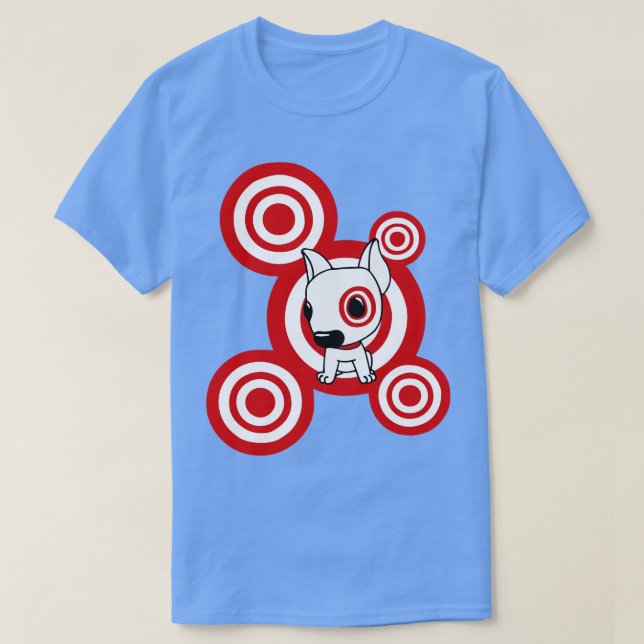 Camiseta Darts Bullseye Dog Team TShirt (Diseño del anverso)