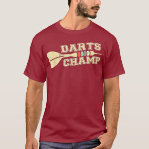 Camiseta Darts Champ Retro Darts TShirt
