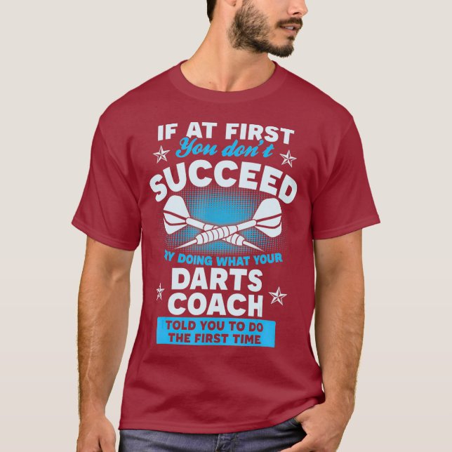 Camiseta Darts Coach Succeed (Anverso)