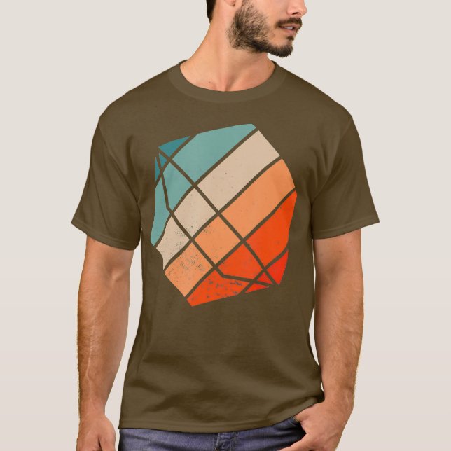Camiseta Darts Dart Dartista Retro Sunset Arrow (Anverso)