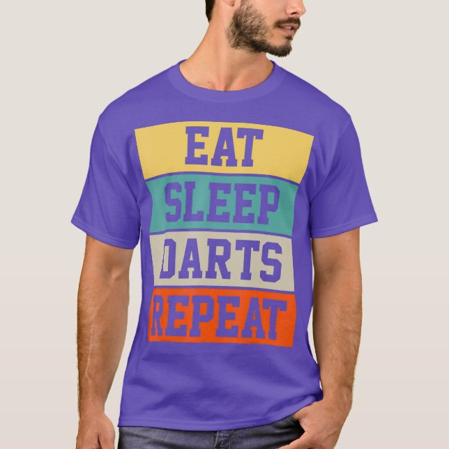 Camiseta Darts Dart Player Retro Gracioso Regalo (Anverso)