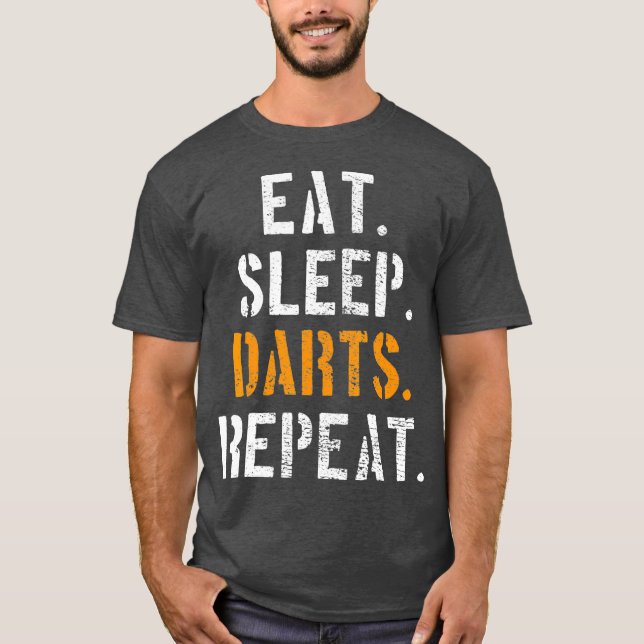 Camiseta Darts Dart Player Vintage Gift (Anverso)