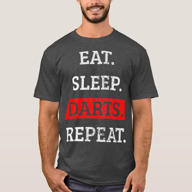 Camiseta Darts Dart Player Vintage Gift Premium (Anverso)