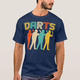 Camiseta Darts Dart-Throwing Bullseye Dartista Whiskey