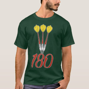 Camiseta Darts Dartboard Arrow 180 Teammate Gift Premium