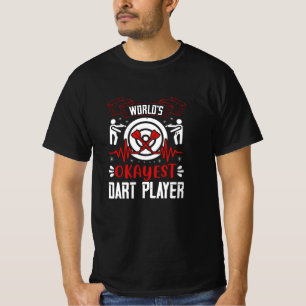 Camiseta Darts - El mejor jugador de arte del mundo
