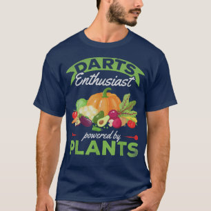 Camiseta Darts Entusiast Alimentado Por Plantas I Darts Gra