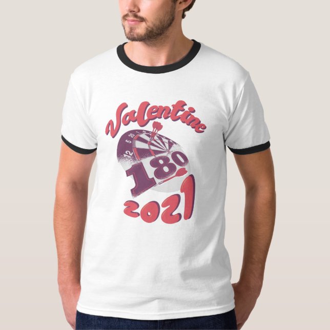 Camiseta Darts es mi San Valentín 2021 (Anverso)
