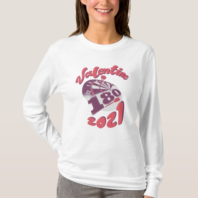 Camiseta Darts es mi San Valentín 2021 (Anverso)