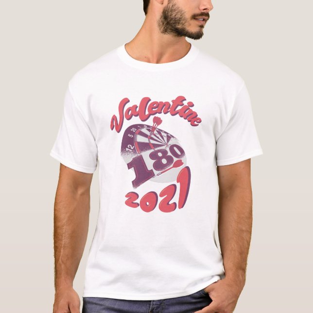 Camiseta Darts es mi San Valentín 2021 (Anverso)