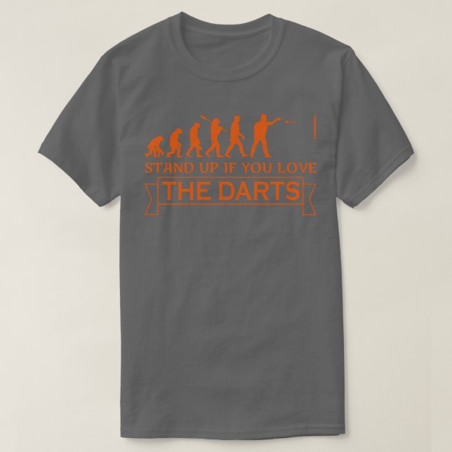 Camiseta Darts Evolution Darts Player Gift (Diseño del anverso)