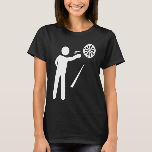 Camiseta darts for darts players Pally 20 darts Dar 180  13 (Anverso)