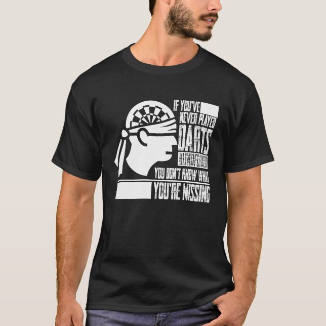 Camiseta Darts Funny diciendo Darts Idea Dart Player (Anverso)