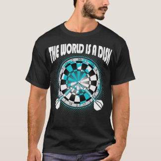 Camiseta Darts Gift El Mundo Es Un Dardo De Disco