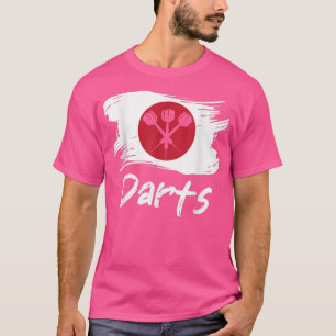 Camiseta Darts Japanese Flag Dart Throwing Japan Country Da