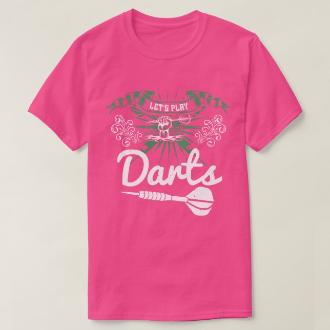 Camiseta Darts Lets Juega Dardos (Diseño del anverso)