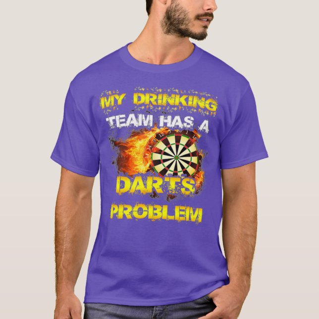 Camiseta Darts Mi Equipo De Bebidas (Anverso)