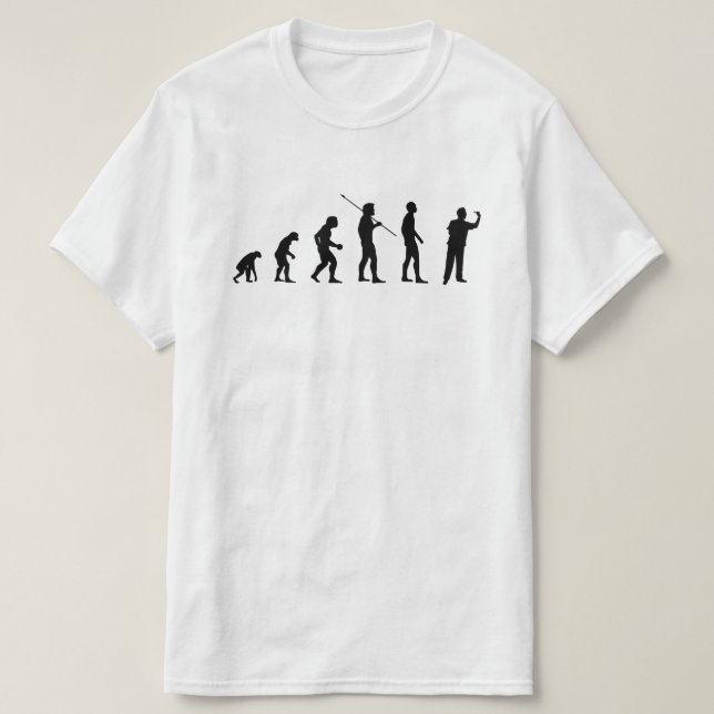 Camiseta Darts Player Human Evolution Meme Bv (Diseño del anverso)