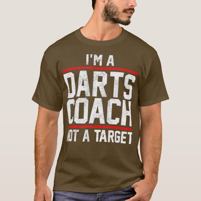 Camiseta Darts Player lanzar Darts Tip (Anverso)