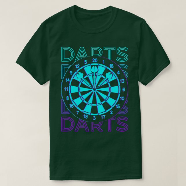 Camiseta Darts Retro Gift (Diseño del anverso)