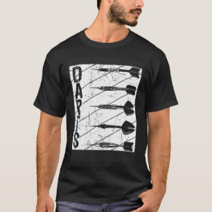 Camiseta Darts Retro Vintage Sport Darts Bullseye Dartboard