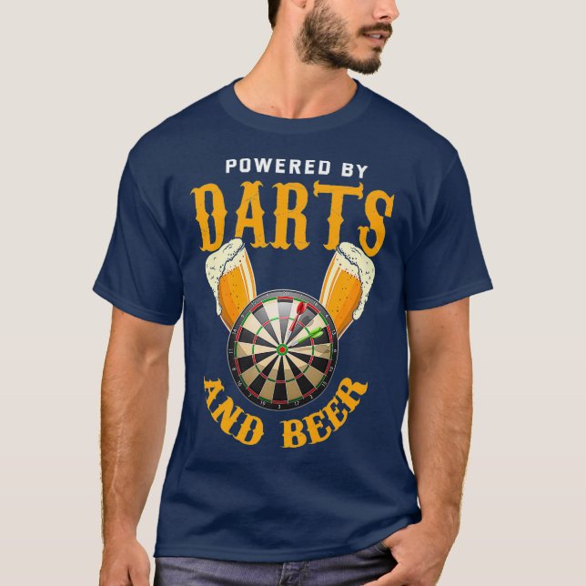 Camiseta Darts Shirt Funny Beer Lover Cita Chistes Darts (Anverso)