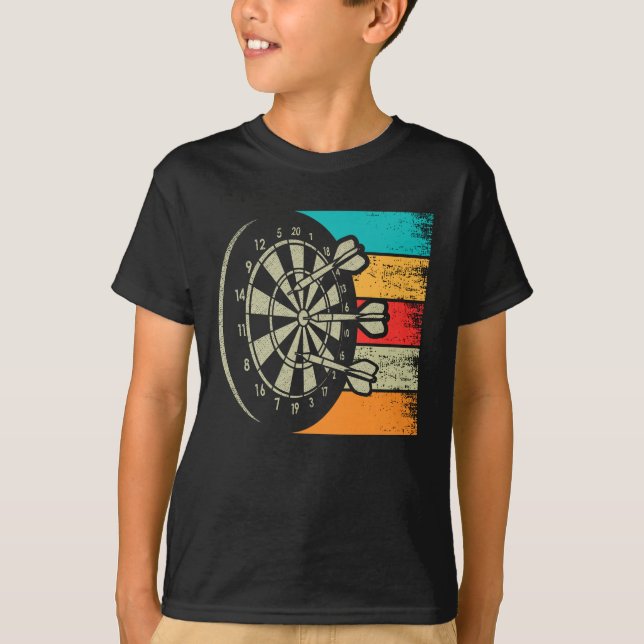 Camiseta Darts vintage Dartboard Bullseye Arrow Dart Lovers (Anverso)