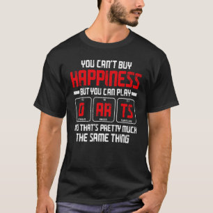 Camiseta Darts Vintage no puedes comprar felicidad pero pue