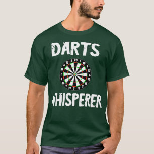 Camiseta Darts Whisperer Dart Player Bullseye Arrow Game