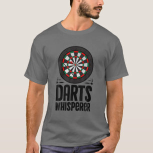 Camiseta Darts Whisperer Divertido Jugador Dart Juego de ta