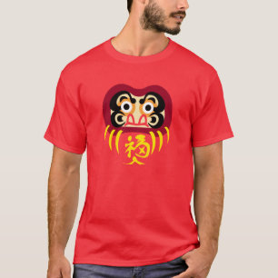 Camiseta daruma