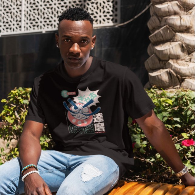 Camiseta Daruma Japonés Yokai (Subido por el creador)