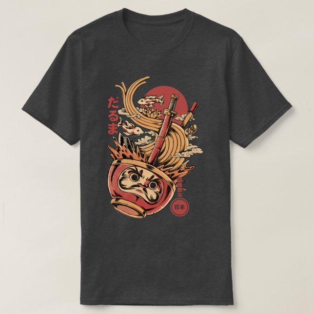 Camiseta Darumas Ramen (Diseño del anverso)
